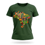 Camiseta Feminina Brasil ✦ Hexa Rio de Janeiro Bandeira | VAI DAR BRASIL