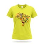 Camiseta Feminina Brasil ✦ Hexa Rio de Janeiro Bandeira | VAI DAR BRASIL