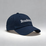 Boné Brasil Bordado Aba Curva Ajustável Feminino Copa 2026 | VAI DAR BRASIL