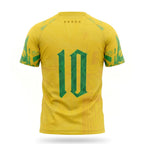 Camisa Dry-fit Brasil ✦ Brasão N°10 Proteção UV | VAI DAR BRASIL