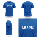 Camiseta Dry-fit Premium BRASIL ✦ Torcedor Masculina Copa | VAI DAR BRASIL