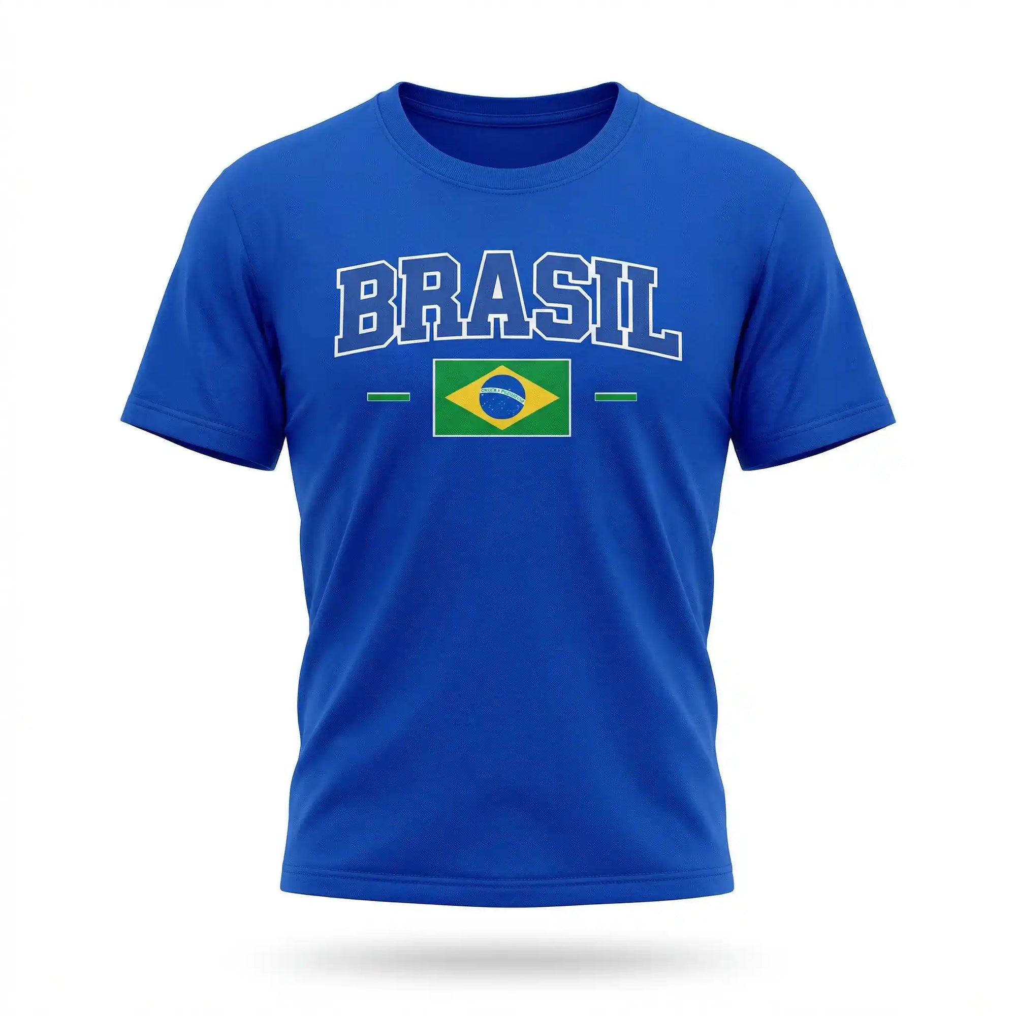 Camiseta infantil brasil bandeira algodão azul nome brasil — VAI DAR BRASIL Copa do Mundo 2026
