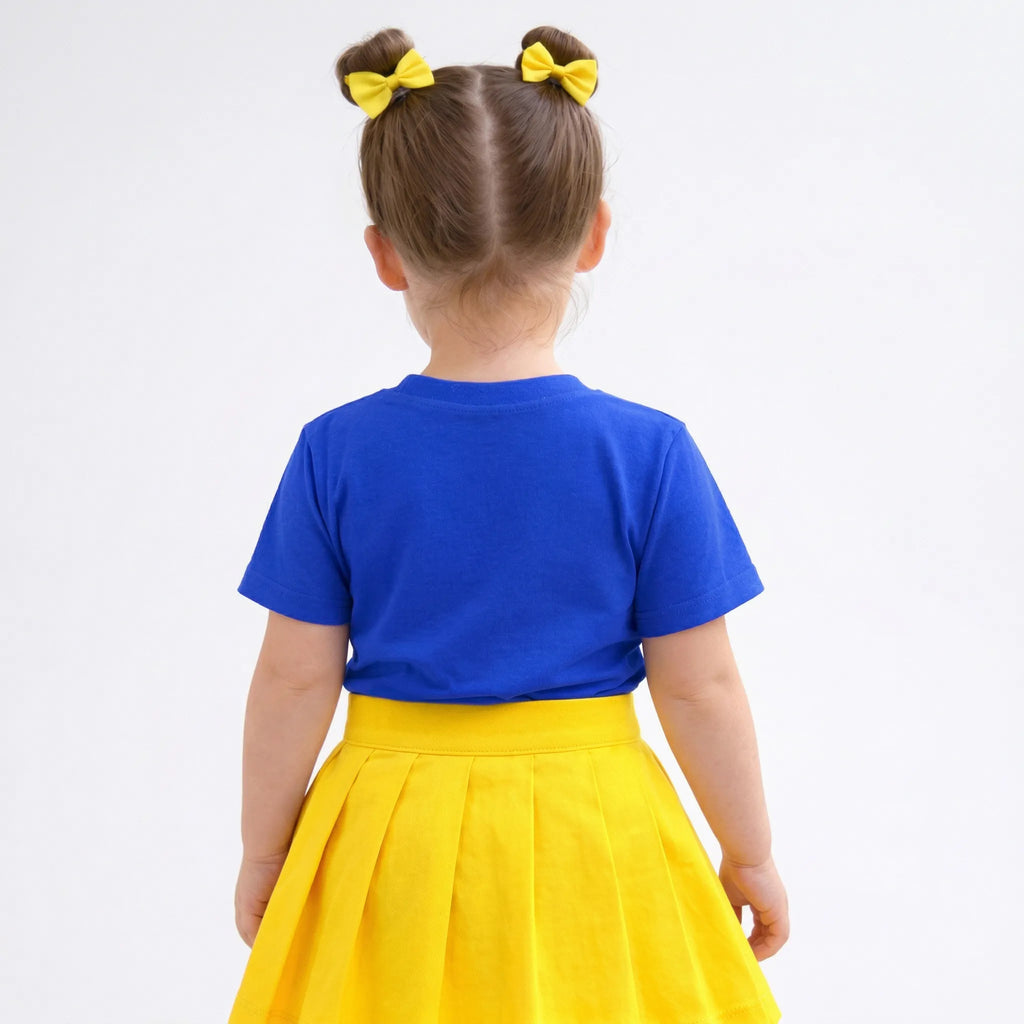 Camiseta Infantil Brasil CBF Algodão Menina Copa 2026 | VAI DAR BRASIL