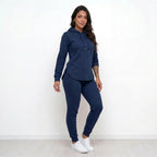 Conjunto Feminino de Frio Lanzinha Blusa com Capuz e Calça Jogger
