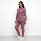 Conjunto Feminino de Frio Lanzinha Blusa com Capuz e Calça Jogger