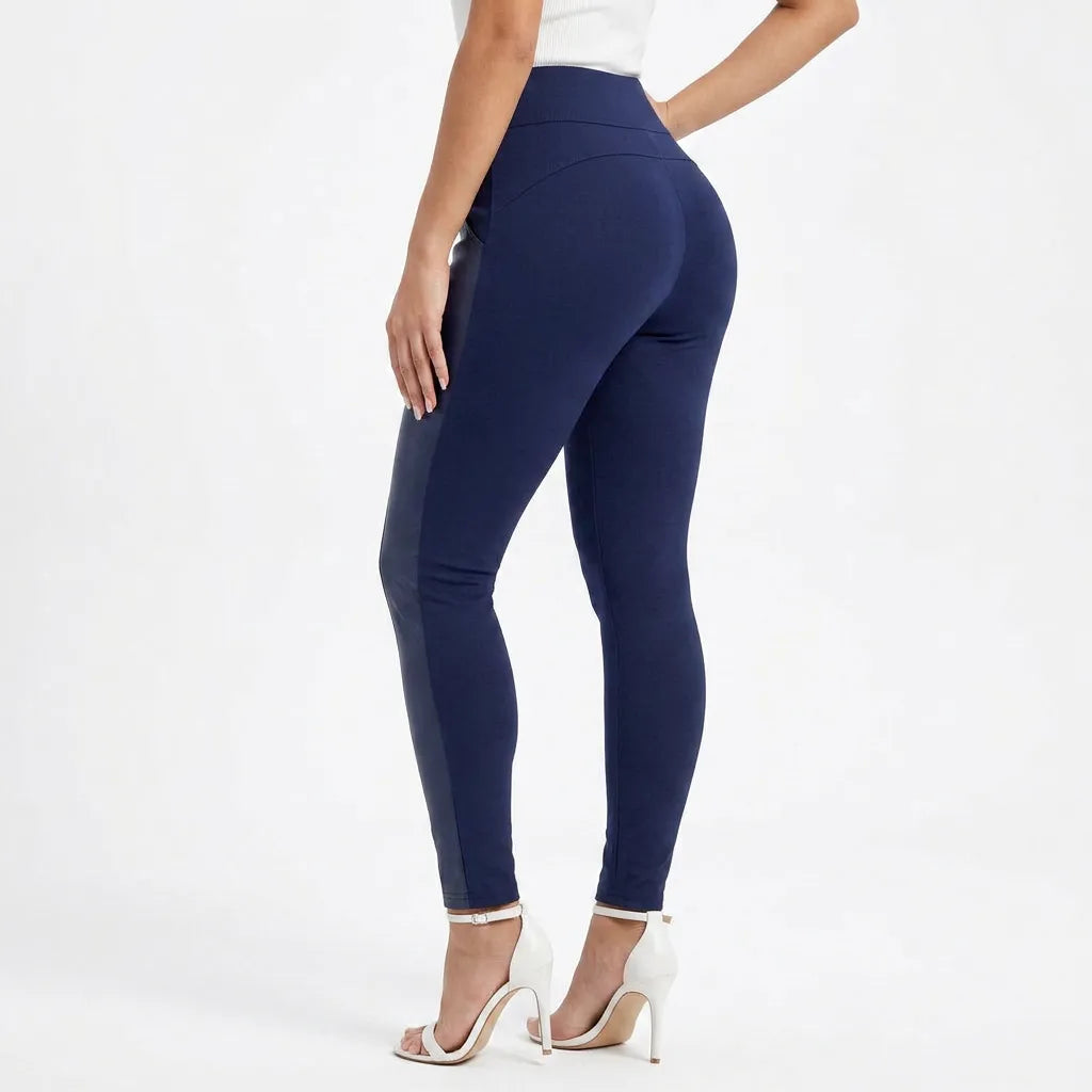 Legging Feminina Cirrê Couro Forrada Flanelada Zero Transparência