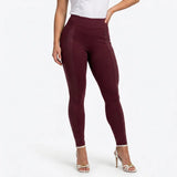 Legging Feminina Cirrê Couro Forrada Flanelada Zero Transparência
