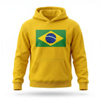 Moletom Infantil Bandeira Brasil ✦ Fleece Unissex Copa | VAI DAR BRASIL