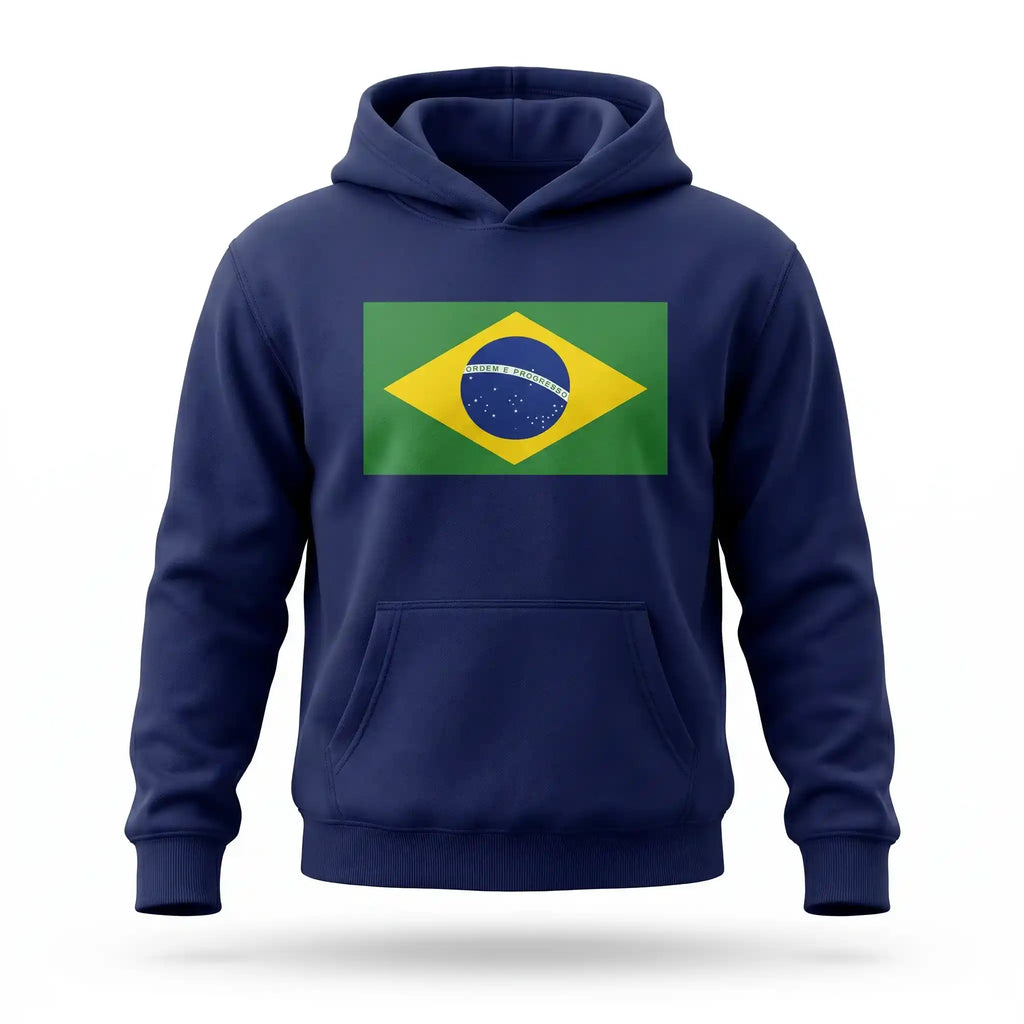 Moletom Infantil Bandeira Brasil ✦ Fleece Unissex Copa | VAI DAR BRASIL