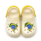 Papete infantil brasil mapa pvc micro expandido verde leve unissex — VAI DAR BRASIL Copa 2026