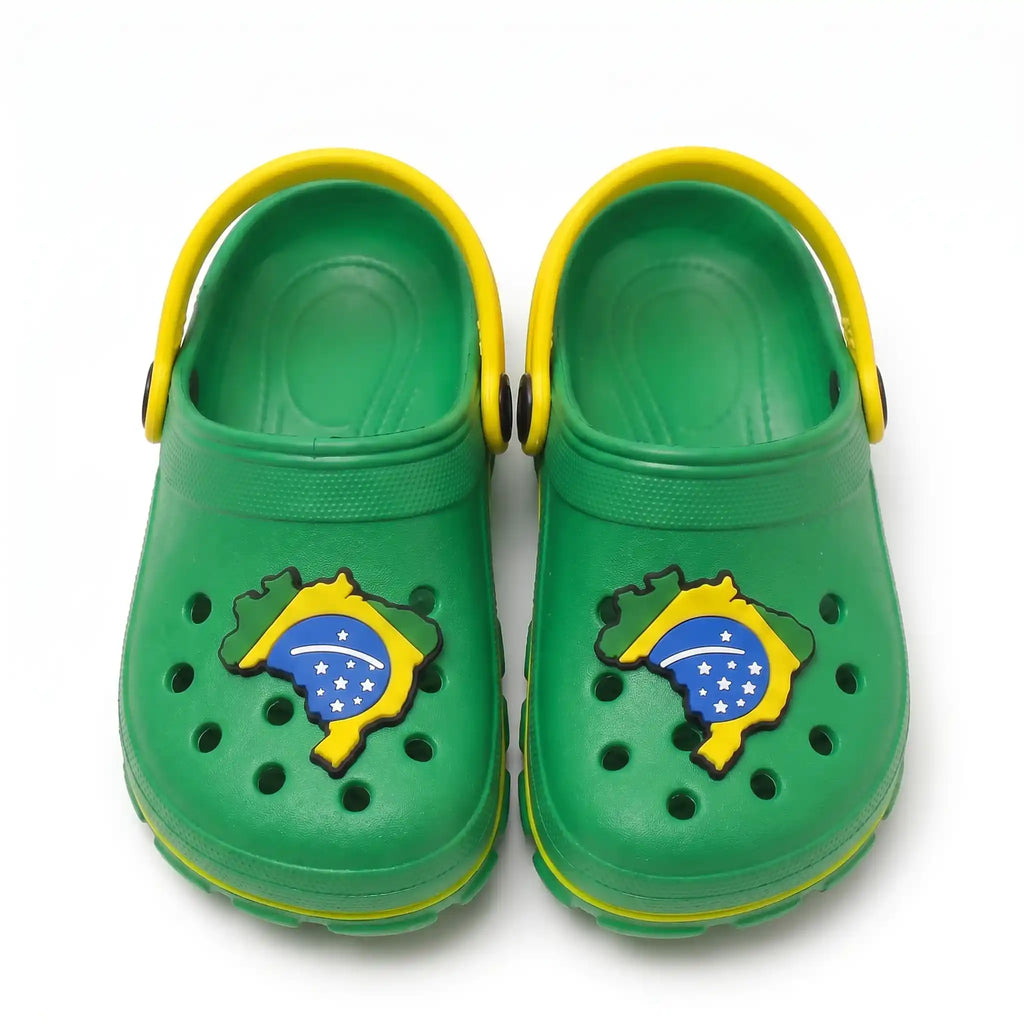 Papete infantil brasil mapa pvc micro expandido verde leve unissex — VAI DAR BRASIL Copa 2026