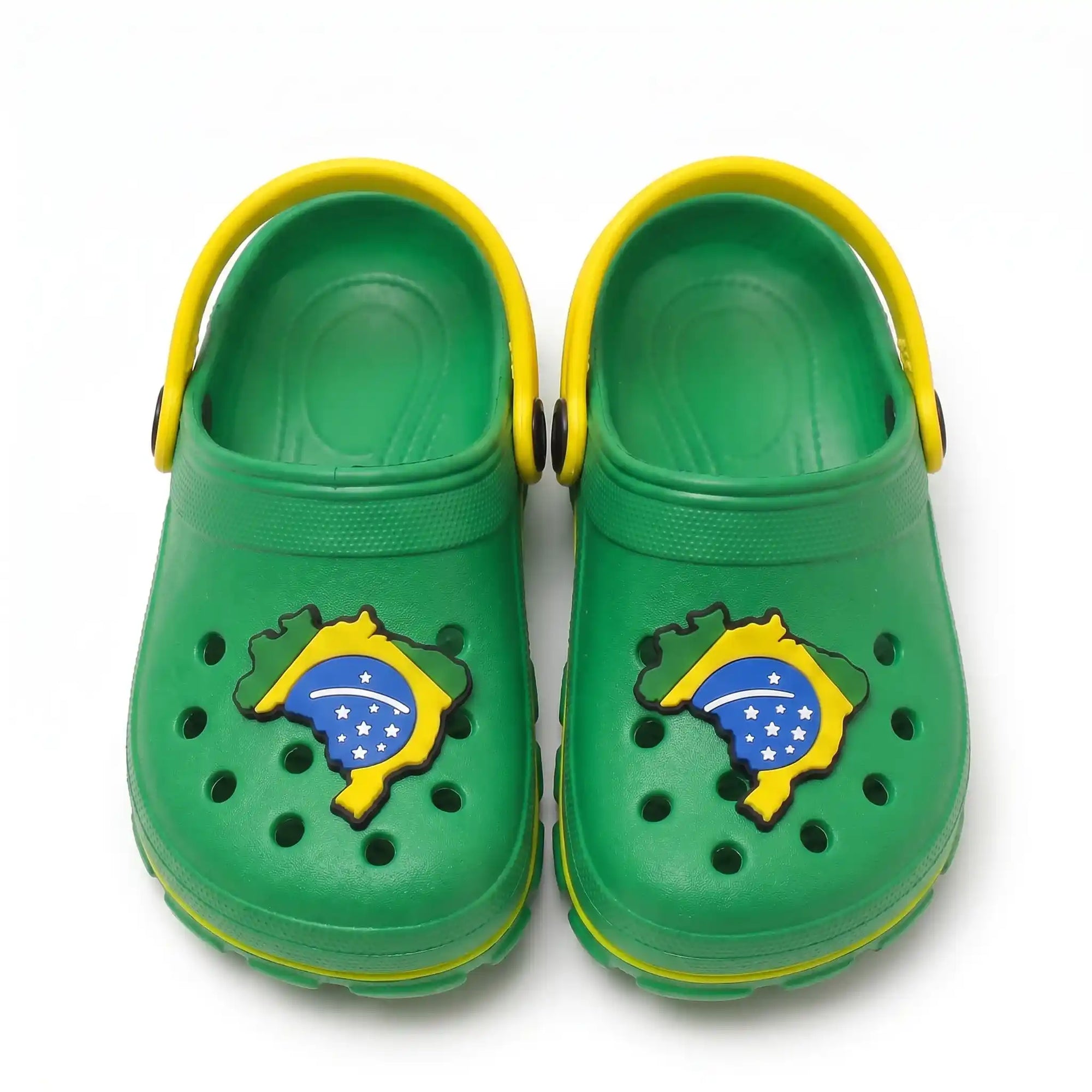 Papete infantil brasil mapa pvc micro expandido verde leve unissex — VAI DAR BRASIL Copa 2026