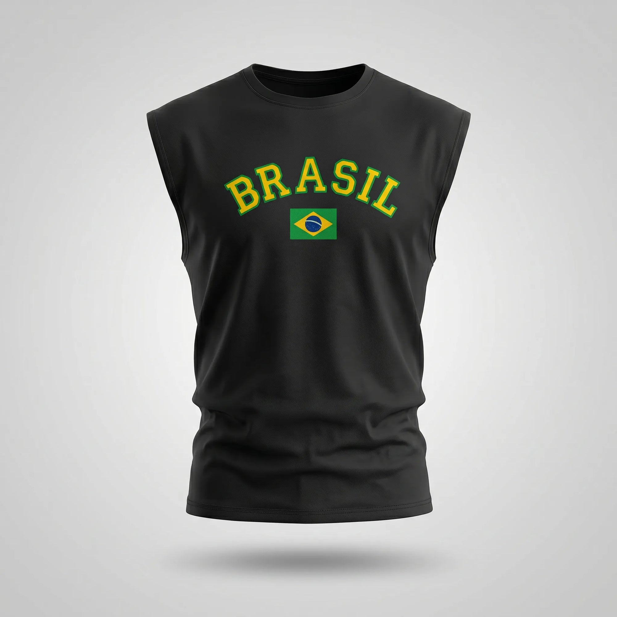Regata Masculina Premium ✦ Bandeira BRASIL | VAI DAR BRASIL
