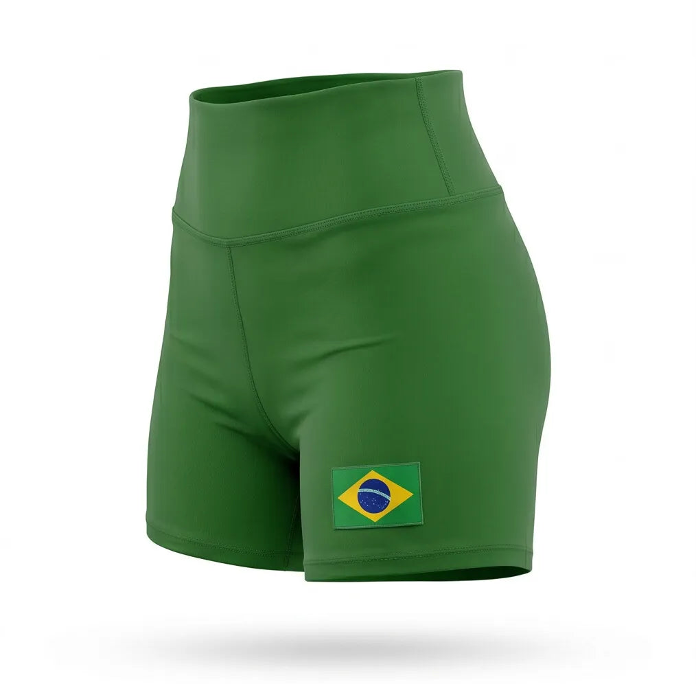 Short Academia Brasil ✦ Suplex Forrado Copa | VAI DAR BRASIL