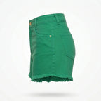 Short Jeans Colorido Brasil ✦ Lançamento Copa 2026 | VAI DAR BRASIL