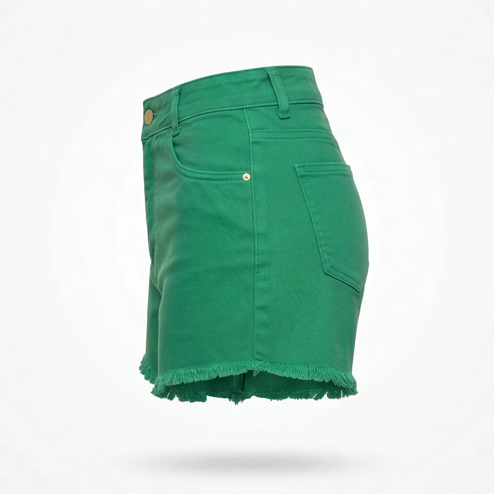 Short Jeans Colorido Brasil ✦ Lançamento Copa 2026 | VAI DAR BRASIL