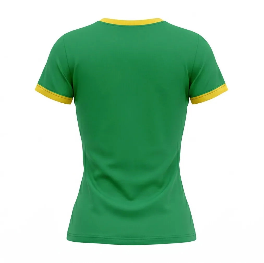 T-shirt Babylook VAI BRASIL ✦ Desenho Bandeiras Algodão | VAI DAR BRASIL