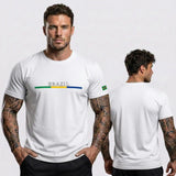 Camisa Masculina BRAZIL Casual Streetwear Algodão | VAI DAR BRASIL
