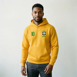 Moletom Canguru Brasil Seleção Algodão Masculino Inverno 2026 | VAI DAR BRASIL